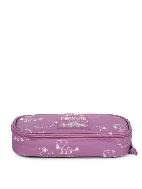 EASTPAK OVAL SINGLE PEANUTS Trousse cacahuètes roses - Étuis et Accessoires