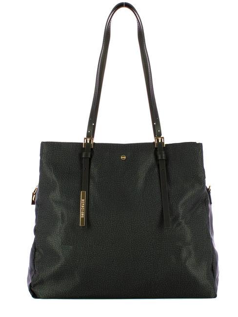 BORBONESE L'ECOLE NYLON  Sac à bandoulière, avec bandoulière noir foncé - Sacs pour Femme