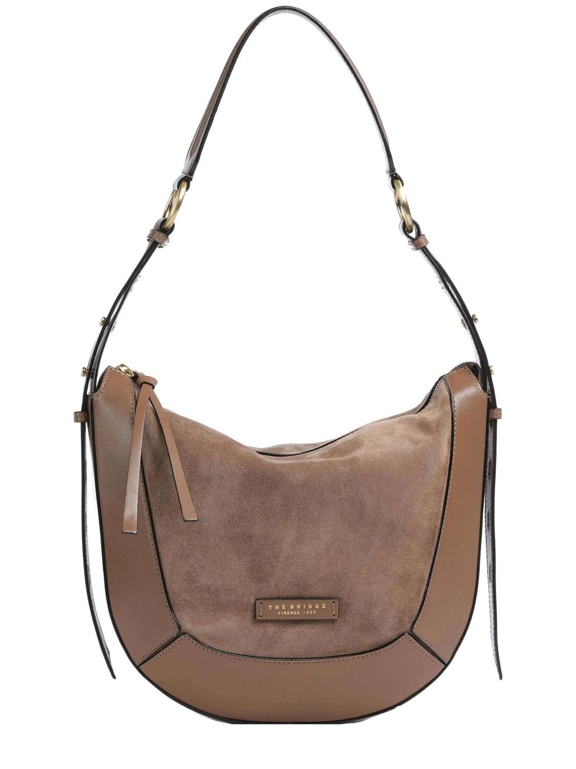 The Bridge Fedora Sac Bandouliere En Cuir Huitre Ab. Or Achetez A Prix Outlet