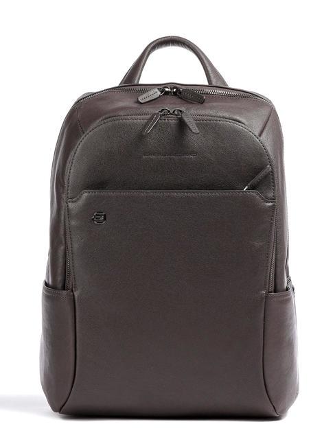 PIQUADRO Sac à dos BLACK SQUARE, support PC 14 " cheveux noirs - Sacs à dos pour ordinateur portable