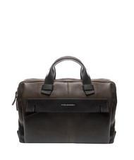 PIQUADRO CAMPIONARIO - PYRAMID Mallette en cuir pour pc 14" - Porte Documents Travail