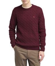 TIMBERLAND P-B LAMBWOOL Pull ras du cou en laine mélangée bruyère de Cordoue - Pulls pour hommes - 1