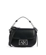 ARMANI EXCHANGE A|X BUCKLE Mini sac rond avec bandouli&egrave;re Noir - Sacs pour Femme - 1
