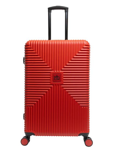 ROCCOBAROCCO ADVENTURE Chariot de grande taille rouge - Valises Rigides