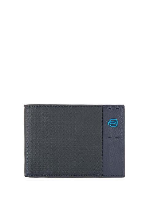 PIQUADRO Portefeuille Ligne PULSE P16 CHEVRON BLEU - Portefeuilles Homme