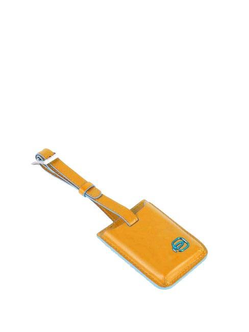 PIQUADRO BLUE SQUARE Balise d'adresse jaune - Accessoires Voyage