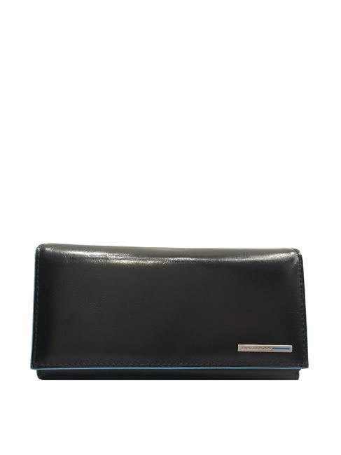 PIQUADRO  Portefeuille en cuir BLUE SQUARE Noir - Portefeuilles Femme