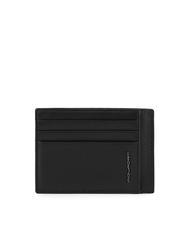 PIQUADRO MODUS SPECIAL  Porte-cartes en cuir noir - Portefeuilles Homme - 1