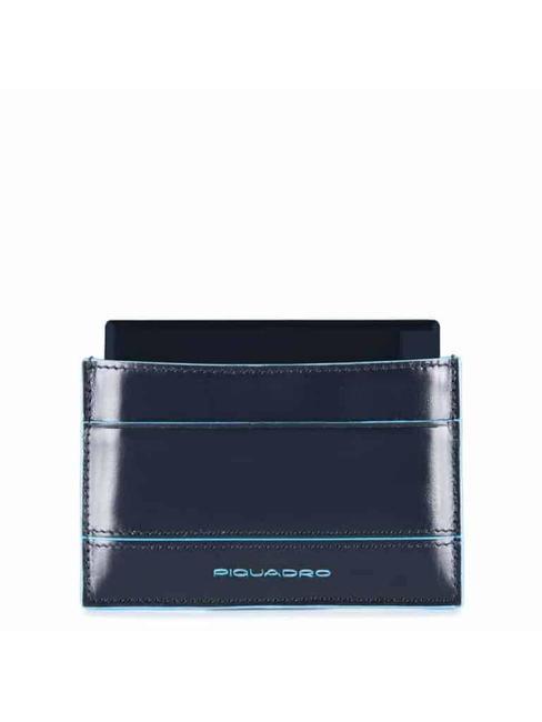 PIQUADRO BLUE SQUARE Power Bank 1500 mah avec étui en cuir bleu2 - Accessoires Voyage