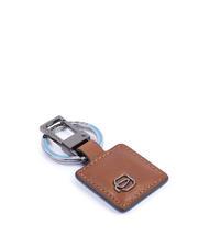 PIQUADRO BLACK SQUARE  Porte-clés avec breloque en cuir - Porte-clés