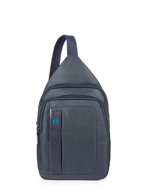PIQUADRO P16 Sac à dos à une épaule CHEVRON BLEU - Sacs à dos pour ordinateur portable