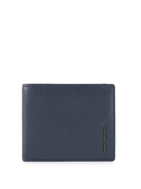 PIQUADRO MODUS SPECIAL Portefeuille en cuir bleu - Portefeuilles Homme