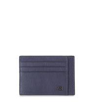 PIQUADRO BLACK SQUARE Porte-cartes plat en cuir - Portefeuilles Homme