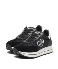 LOVE MOSCHINO RUN 40 Baskets avec empiècements pailletés - Chaussures Femme