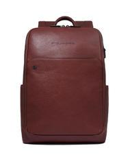 PIQUADRO BLACK SQUARE Sac &agrave; dos en cuir pour ordinateur portable 14" CUIR - Sacs &agrave; dos pour ordinateur portable - 1