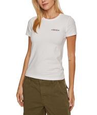 GUESS JEANS SLIM AMERICA T-shirt coupe slim blanc pur - T-shirt - 1