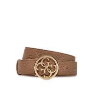 GUESS CRESIDIA Ceinture raccourcissable avec boucle 4G taupe fonc&eacute; - Ceintures - 1