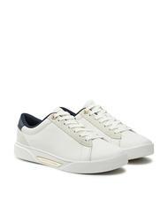 TOMMY HILFIGER CHIC COURT Baskets en cuir - Chaussures Femme