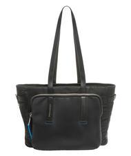 PIQUADRO RYAN Sac shopping PC 14", en tissu recycl&eacute; Noir - Sacs pour Femme - 1