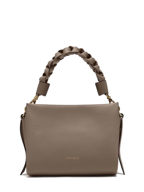 COCCINELLE BOHEME GRANA DOUBLE Sac à main, avec bandoulière, en cuir chaud t./rosace - Sacs pour Femme