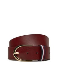 TOMMY HILFIGER CORPORATE Ceinture en cuir rouge - Ceintures - 1