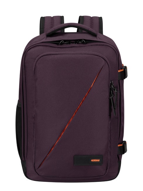 AMERICAN TOURISTER TAKE2CABIN S Sac à dos sous le siège ok Ryanair prune foncée - Sacs à dos pour l'École & les Loisirs