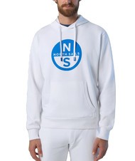 NORTH SAILS BASIC Sweat &agrave; capuche imprim&eacute; logo blanc - Pulls molletonn&eacute;s - 1