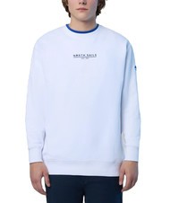 NORTH SAILS BASIC Sweat-shirt en coton avec lettrage logo blanc - Pulls molletonnés - 1