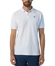 NORTH SAILS BASIC Polo &agrave; manches courtes en coton blanc - chemise polo - 1