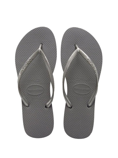 HAVAIANAS Tongs HAVAINAS SLIM acier / gris - Chaussures Femme