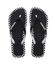 HAVAIANAS TOP CHECKMATE Tongs GRIS GLAC&Eacute; - Chaussures unisexe - 1