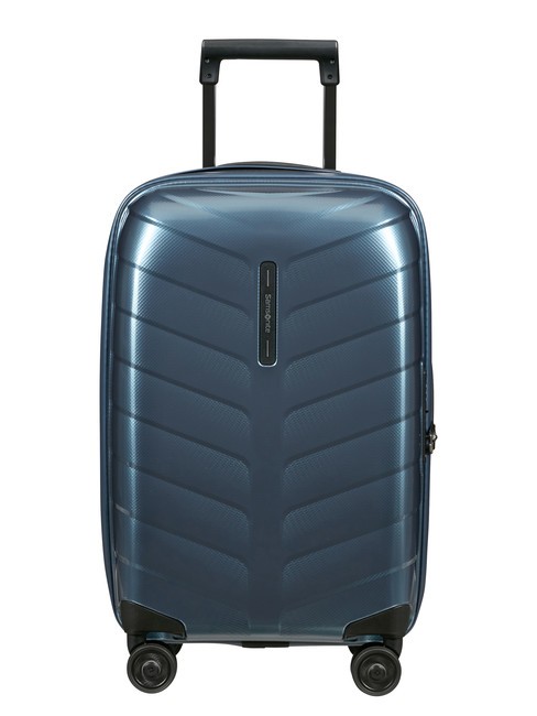 SAMSONITE ATTRIX Chariot cabine mince extensible bleu acier - Valises cabine