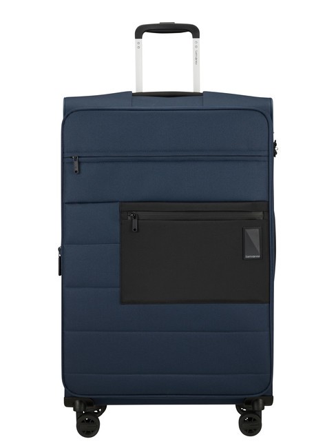 SAMSONITE VAYCAY Chariot extensible de grande taille blu navy - Valises Semi-rigides