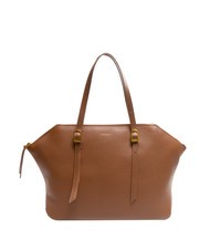 COCCINELLE CHERRY Sac cabas port&eacute; &eacute;paule en cuir martel&eacute; BRULE - Sacs pour Femme - 1