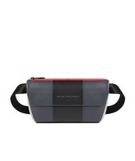 PIQUADRO CAMPIONARIO -  URBAN Pochette en cuir gris - Sacs banane - 1