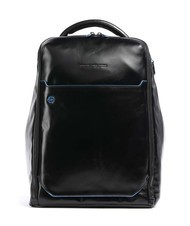 PIQUADRO BLUE SQUARE Sac à dos en cuir, support ordinateur 14" - Sacs à dos pour ordinateur portable