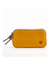 PIQUADRO CAMPIONARIO - BLACK SQUARE Mini pochette en cuir jaune - &Eacute;tui pour tablette & Organiseur - 1