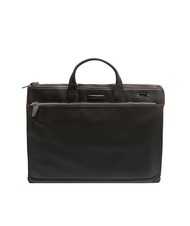 PIQUADRO CAMPIONARIO - MODUS Mallette en cuir, support ordinateur 15,6" cheveux noirs - Porte Documents Travail - 1