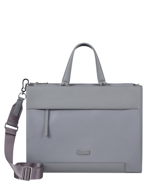 SAMSONITE ZALIA 3.0  Sacoche pour ordinateur portable 14,1" avec bandoulière gris argenté - Porte Documents Travail