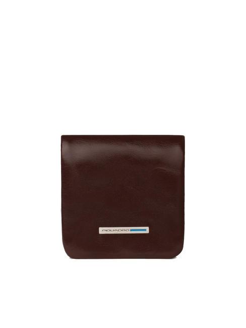 PIQUADRO BLUE SQUARE Porte-monnaie en cuir ACAJOU - Portefeuilles Homme