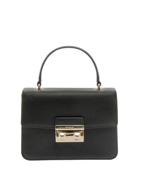 FURLA BELLA Petit sac en cuir St Andromeda Noir - Sacs pour Femme