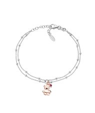 AMEN AMORE Bracelet en argent avec breloque ours - Bracelets