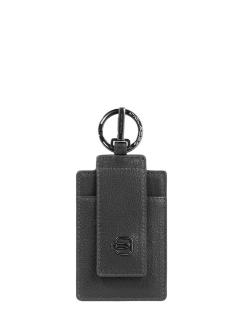 PIQUADRO CARL Porte-clés en cuir Noir - Porte-clés