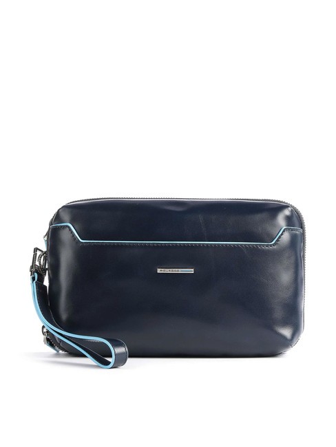 PIQUADRO BLUE SQUARE Pochette en cuir organisée bleu - Étui pour tablette & Organiseur