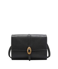 COCCINELLE DORIAN Mini sac bandouli&egrave;re en cuir martel&eacute; Noir - Sacs pour Femme - 1