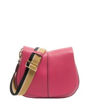 GIANNI CHIARINI HELENA ROUND Sac bandouli&egrave;re, en cuir bougainvillier - Sacs pour Femme - 1