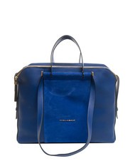 PIQUADRO CAMPIONARIO - CIRCLE  CIRCLE Sac multifonction en cuir bleu - Porte Documents Travail - 1