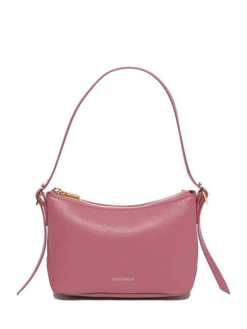 COCCINELLE CHERRY Petit sac bandoulière en cuir pulpe rose - Sacs pour Femme