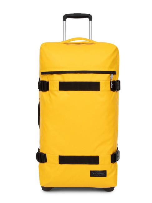 EASTPAK TRANSIT'R M WP Chariot déperlant moyen jaune de bâche - Valises Semi-rigides