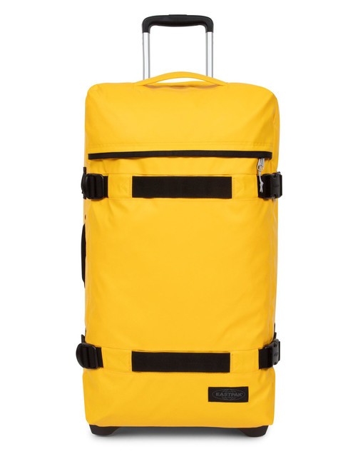 EASTPAK TRANSIT'R L WP Chariot de grande taille, déperlant jaune de bâche - Valises Semi-rigides